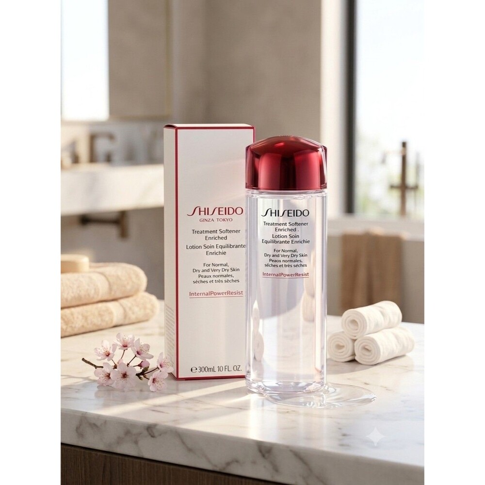 Shiseido Treatment Softener Enriched Normal to Dry Skin 10oz 300ml New In Box